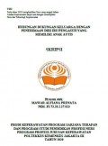Skripsi Keperawatan 2021 :Hubungan Dukungan Keluarga dengan Penerimaan Diri Ibu/Pengasuh yang Memiliki Anak Autis