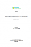 Skripsi Keperawatan 2024: Hubungan Perilaku Merokok dengan Kejadian Insomnia pada Lansia Laki-Laki di Wilayah Kerja Puskesmas Cakung, Jakarta Timur