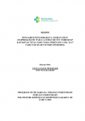 SKRIPSI FISIOTERAPI 2024: PENGARUH PENAMBAHAN LATIHAN OTOT
DIAPHRAGMATIC PADA LATIHAN RUTIN TERHADAP
KAPASITAS VITAL PARU PADA PERENANG USIA 12-17
TAHUN DI TEAM VICTORY SWIMMING