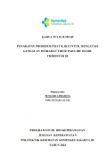 Karya  Tulis Ilmiah Keperawatan 2024: Penerapan Pijat Kaki Untuk Mengatasi Gangguan Istirahat Tidur Pada Ibu Hamil Trimester III