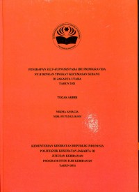 TABD th.2021 : PENERAPAN SELF-HYPNOSIS PADA IBU PRIMIGRAVIDA NY.B DENGAN TINGKAT KECEMASAN SEDANG
DI JAKARTA UTARA
TAHUN 2021