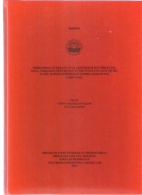 Skripsi Bidan D4 2022 : PERBANDINGAN EFEKTIVITAS AKUPRESUR DAN PRENATAL
YOGA TERHADAP PENURUNAN NYERI PUNGGUNG BAWAH IBU
HAMIL DI RUMAH BERSALIN ZAHIRA KARAWANG
TAHUN 2022