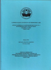 LKD4 th. 2022 : LAPORAN KASUS CONTINUITY OF MIDWIFERY CARE ASUHAN KEBIDANAN KOMPREHENSIF PADA NY. I DI PUSKESMAS KECAMATAN KOJA JAKARTA UTARA TAHUN 2022