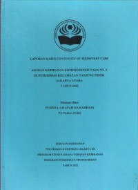 LKD4 th. 2022 : LAPORAN KASUS CONTINUITY OF MIDWIFERY CARE ASUHAN KEBIDANAN KOMPREHENSIF PADA NY. S
DI PUSKESMAS KECAMATAN TANJUNG PRIOK
JAKARTA UTARA
TAHUN 2022