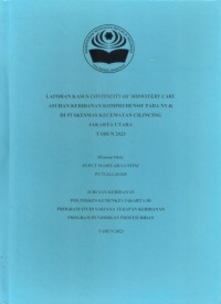 LKD4 th.2023 : LAPORAN KASUS CONTINUITY OF MIDWIFERY CARE ASUHAN KEBIDANAN KOMPREHENSIF PADA NY.K DI PUSKESMAS KECEMATAN CILINCING  JAKARTA UTARA TAHUN 2023