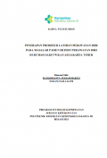Karya  Tulis Ilmiah Keperawatan 2024: Penerapan Prosedur Latihan Perawatan Diri Pada Masalah Pasien Defisit Perawatan Diri Di Rumah Sakit Wilayah Jakarta Timur