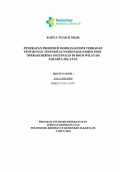 Karya  Tulis Ilmiah Keperawatan 2024: Penerapan prosedur mobilisasi dini terhadap penurunan intensitas nyeri pada pasien post operasi Hernia Inguinalis di RSUD Wilayah Jakarta Selatan