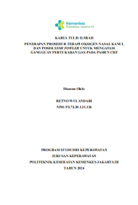 Karya  Tulis Ilmiah Keperawatan 2024: Penerapan Prosedur Terapi Oksigen Nasal Kanul dan Posisi Semi Fowler Untuk Mengatasi Gangguan Pertukaran Gas Pada Pasien CHF