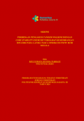 SKRIPSI FISIOTERAPI 2024: PERBEDAAN PENGARUH TANDEM WALKING DENGAN
CORE STABILITY EXERCISE TERHADAP KESEIMBANGAN
DINAMIS PADA LANSIA PASCA STROKE DI PSTW BUDI
MULIA 4