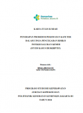 Karya  Tulis Ilmiah Keperawatan 2024: Penerapan Prosedur Perawatan Kateter Dalam Upaya Pencegahan Risiko Infeksi Saluran Kemih