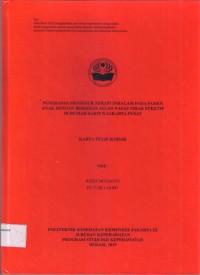 Keperawatan th. 2019 (KTI) Penerapan Prosedur Terapi Inhalasi pada Pasien Anak dengan Bersihan Jalan Nafas Tidak Efektif (Teks dan E_book)