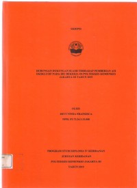 Skripsi Bidan D4  2019: HUBUNGAN DUKUNGAN SUAMI TERHADAP PEMBERIAN ASI
EKSKLUSIF PADA IBU BEKERJA DI POLTEKKES KEMENKES
JAKARTA III TAHUN 2019
