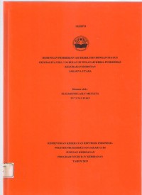 Skripsi Bidan D4  2019 : HUBUNGAN PEMBERIAN ASI EKSKLUSIF DENGAN STATUS
GIZI BALITA USIA 7-36 BULAN DI WILAYAH KERJA
PUSKESMAS KELURAHAN ROROTAN
JAKARTA UTARA