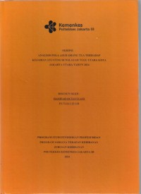 Skripsi Bidan D4 2024 : ANALISIS POLA ASUH ORANG TUA TERHADAP
KEJADIAN STUNTING DI WILAYAH TUGU UTARA KOTA
JAKARTA UTARA TAHUN 2024