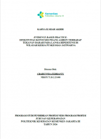 Karya Ilmiah Akhir Ners 2024: Evidence Based Practice: Efektivitas Konsumsi Pisang Ambon Terhadap Tekanan Darah pada Lansia Hipertensi di Wilayah Kerja Puskesmas Jatiwarna