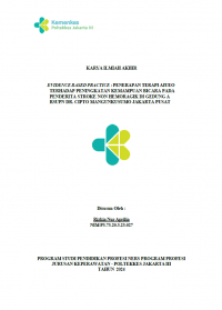 Karya Ilmiah Akhir Ners 2024: Evidence Based Practice : Penerapan Terapi AIUEO terhadap Peningkatan Kemampuan Bicara pada Penderita Stroke Non Hemoragik di Gedung A RSUPN dr. Cipto Mangunkusumo Jakarta Pusat