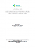 Karya Ilmiah Akhir Ners 2024: Evidence Based Practice : Penerapan Metode Terapi Aktivitas Kelompok (TAK) Stimulasi Persepsi pada Ny. N di RSJ dr H. Marzoeki Mahdi Bogor