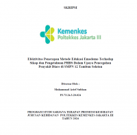 Skripsi Promkes 2024: Efektivitas Penerapan Metode Edukasi Emodemo Terhadap Sikap Dan Pengetahuan PHBS Dalam Upaya Pencegahan Penyakit Diare Di SMPN 12 Tambun Selatan
