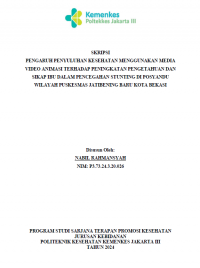 Skripsi Promkes 2024: Pengaruh Penyuluhan Kesehatan Menggunakan Media Video Animasi Terhadap Peningkatan Pengetahuan Dan Sikap Ibu Dalam Pencegahan Stunting Di Posyandu Wilayah Puskesmas Jatibening Baru Kota Bekasi