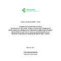 Karya Ilmiah Akhir Ners 2025: Evidence Based Practice : Penerapan Metode Token Ekonomi terhadap Peningkatan Kebiasaan Merawat Diri pada Pasien Skizofrenia dengan Masalah Keperawatan Defisit Perawatan Diri di RSKD Duren Sawit