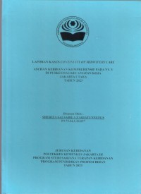 LKD4 th.2023 : LAPORAN KASUS CONTINUITY OF MIDWIFERY CARE ASUHAN KEBIDANAN KOMPREHENSIF PADA NY. Y DI PUSKESMAS KECAMATAN KOJA JAKARTA UTARA TAHUN 2023