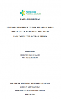 Karya  Tulis Ilmiah Keperawatan 2024: Penerapan Prosedur Teknik Relaksasi Nafas Dalam Untuk Mengatasi Rasa Nyeri Pada Pasien Post Operasi Hernia