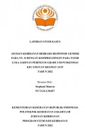 LKBD th.2023 : ASUHAN KEBIDANAN BERBASIS RESPONSIF GENDER PADA NY.D DENGAN KOMPRES DINGIN PADA NYERI LUKA JAHITAN PERINEUM GRADE I DI PUSKESMAS KECAMATAN KRAMAT JATI