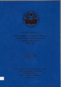 LKBD th.2021 : Asuhan Kebidanan Berbasis Teknologi Tepat Guna Pada Ny. M Di Puskesmas Kramat Jati Tahun 2021