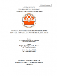 Laporan Kegiatan Pengabdian Kepada Masyarakat Program IPTEK Bagi Masyarakat (PKM) : Penanggulangan Infeksi Soil Transmitted Helminths di RW 9 Kel. Jatiwarna, Kec. Pondok Melati, Kota Bekasi