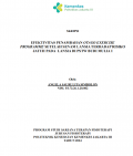 SKRIPSI FISIOTERAPI 2024 : EFEKTIVITAS PENAMBAHAN OTAGO EXERCISE
PROGRAMME SETELAH SENAM LANSIA TERHADAP RISIKO
JATUH PADA LANSIA DI PSTW BUDI MULIA I