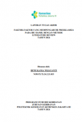 TABD Tahun 2024: FAKTOR-FAKTOR YANG MEMPENGARUHI PREEKLAMSIA PADA IBU HAMIL DENGAN METODE LITERATURE REVIEW TAHUN 2024