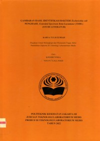 Karya Tulis Ilmiah Th.2022 : Gambaran Hasil Identifikasi Bakteri Escherichia coli Beta-Lactamase (ESBL) (STUDI LITERATUR) (Teks Dan E_Book)