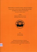Skripsi Analis Th.2023 : Perbandingan Kadar Fe Serum, TBC Dan Ferritin Pada Pasien Gagal Ginjal Kronik Pre Dan Post Hemodialisa Di RSUD Leuwiliang (Teks Dan E_Book)