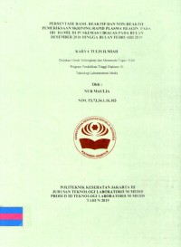 Karya Tulis Ilmiah Th.2019 : Persentase Hasil Reaktif Dan Non-Reaktif Pemeriksaan Skrining Rapid Plasma Reagin Pada Ibu Hamil Di Puskesmas Ciracas Pada Bulan Desember 2018 Hingga Bulan Februari 2019 (Teks Dan E_Book)