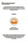 Skripsi Keperawatan 2021 : Faktor-Faktor Pembelajaran Praktikum secara Daring yang dapat Mempengaruhi Tingkat Kecemasan Mahasiswa Kepetawatan di masa Pandemi Covid-19