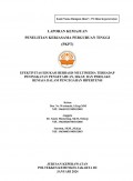 Laporan Kemajuan Penelitian Kerjasama Perguruan Tinggi (PKPT) : Efektivitas Edukasi Berbasis Multimedia Terhadap Peningkatan Pengetahuan, Sikap, dan Perilaku Remaja dalam Pencegahan Hipertensi