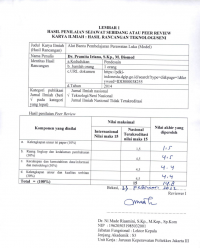 peer review : Alat Bantu Pembelajaran Luka (Model)