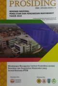 Prosiding : Seminar Nasional Penelitian Dan Pengabdian Masyarakat Tahun 2018 : Edukasi Pencegahan dan Penanganan Hipertensi di Wilayah Kerja Puskesmas Kelurahan Cipayung Jakarta Timur