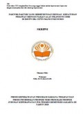 Skripsi Keperawatan 2021 : Faktor-Faktor yang Berhubunga dengan Kepatuhan Perawat dalam Menggunakan Alat Pelindung Diri di RSUPN Dr Cipto Mangunkusumo