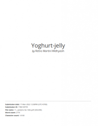 Similiraty : Effect of Addition of Jelly and Storage Time on the Number of Lactic Acid Bacteria in Yoghurt Processed Products